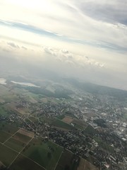 Fototapeta premium Swiss air landscape
