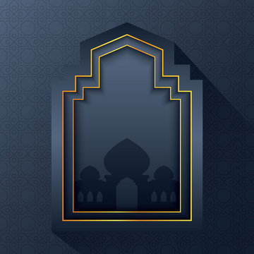Islamic Vector Illustration, gift card, background etc
