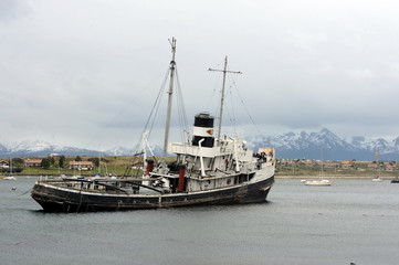 Fototapeta premium Steam tug 