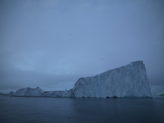 beautiful icebergs in icefjord, Greenland