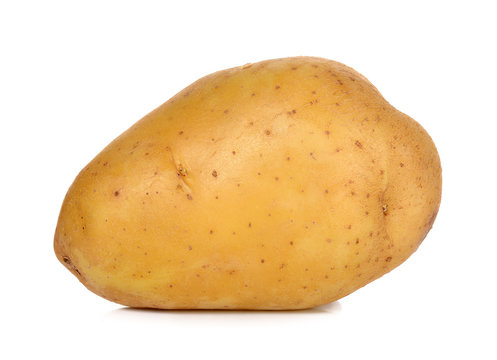 Potato isolated on the white background