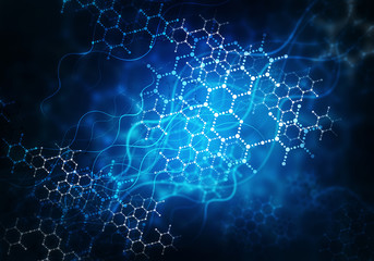 Fototapeta premium Streszczenie tło medyczne. Różne środki przekazu