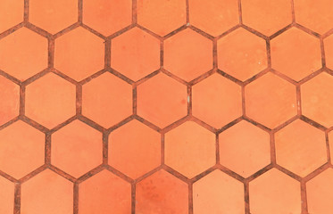 Red Stamped Concrete or rough stone walkway