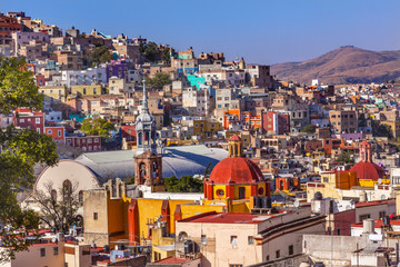 Iglesia de San Roque Market Mercado Hidalgo Guanajuato