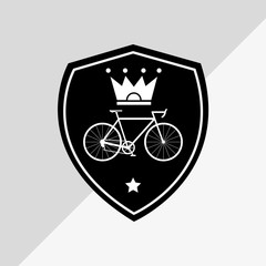 Fototapeta na wymiar emblem of bike and cycling related icons image vector illustration 