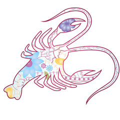 Cancer zodiac sign gradient