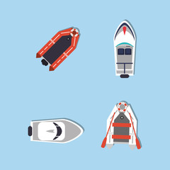 boat or ship with nautical sea life related icons image vector illustration design 