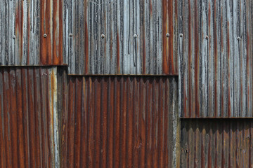 トタン　壁模様