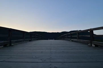 Photo sur Plexiglas Le pont Kintai 錦帯橋(山口県岩国市　トワイライト)