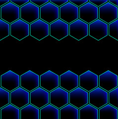 hexagon cell background