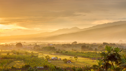Fototapeta na wymiar Sunrise on northern Bali