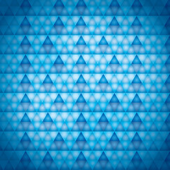 background blue triangles