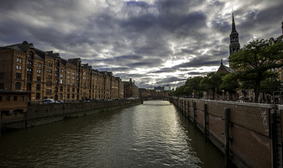 Gebäude in der Hamburger Speicherstadt