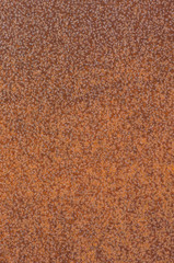 Walling panel made of weathering steel sheets (corten steel)