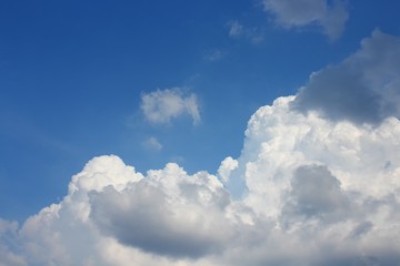 blue sky with cloud