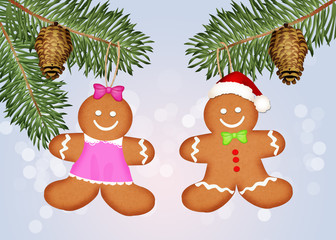 pair of ginger little man