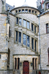 Fototapeta na wymiar Tower in the royal castle Marienburg (Germany)