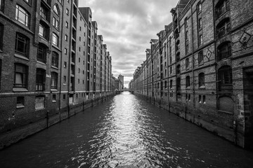 Naklejka premium Gebäude in der Hamburger Speicherstadt