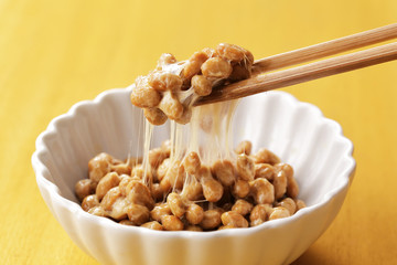 納豆　Japanese fermented soybeans