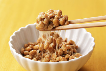 納豆　Japanese fermented soybeans