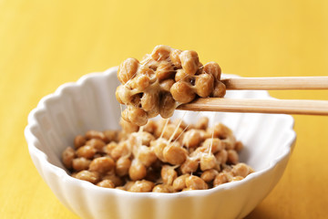 納豆　Japanese fermented soybeans