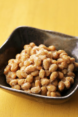納豆　Japanese fermented soybeans