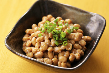 納豆　Japanese fermented soybeans