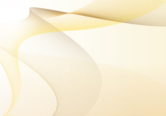 背景　ラインアート（イエロー）