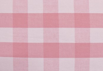 Pink and White Lumberjack Plaid Seamless Pattern