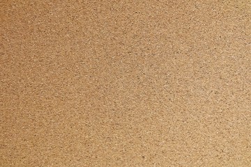 Fototapeta na wymiar Closed Up of Horizontal Texture of Brown Cork Board
