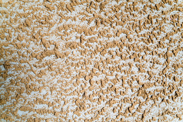 Dust on the wall in abandoned godown