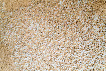Dust on the wall in abandoned godown