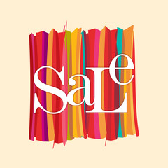 sale shopping background and label for business promotion