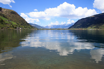 The Zell am See lake