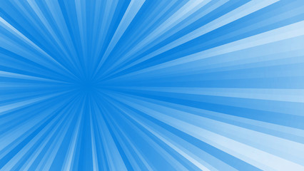 Colored stripes on a light background, abstract illustration pattern. Rays laser blue, white