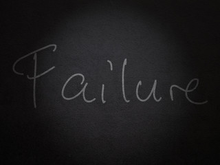 Handwritten word "Failure"