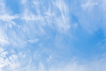 Blue sky and Cloud ,The vast blue sky and Soft Cloud