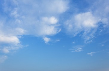 Blue sky and Cloud ,The vast blue sky and Soft Cloud white. 