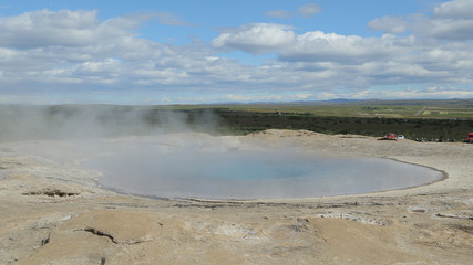 The original Geysir in Iceland 