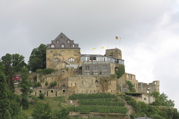Fototapeta na wymiar Rheinfels Castle in Saint Goar, Germany 
