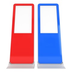 LCD Screen Stand red and blue