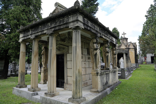 Cemetery of Bilbao in Derio