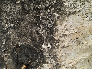 rough and grainy black and white concrete surface