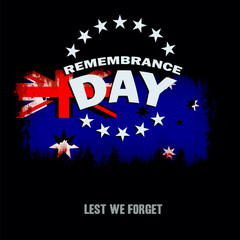 remembrance day vector