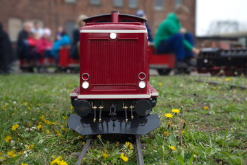 kleine Rangierlokomotive