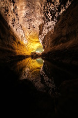 Cueva de los verdes en Lanzarote