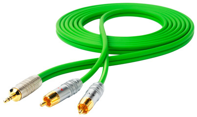 Green audio cable