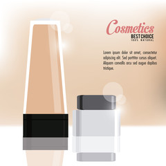 cosmetic concept with icon design, vector illustration 10 eps graphic.