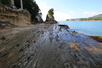 高知県土佐清水市　竜串海岸　千畳敷き
