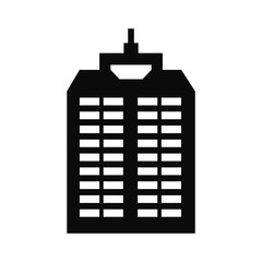 public building icon vector